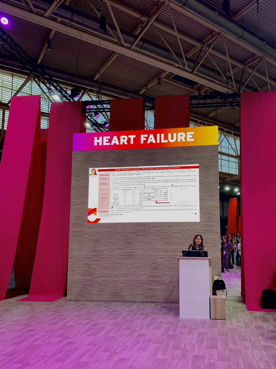 Profile and prognosis of patients with heart failure with recovered ejection fraction #ESCCongress