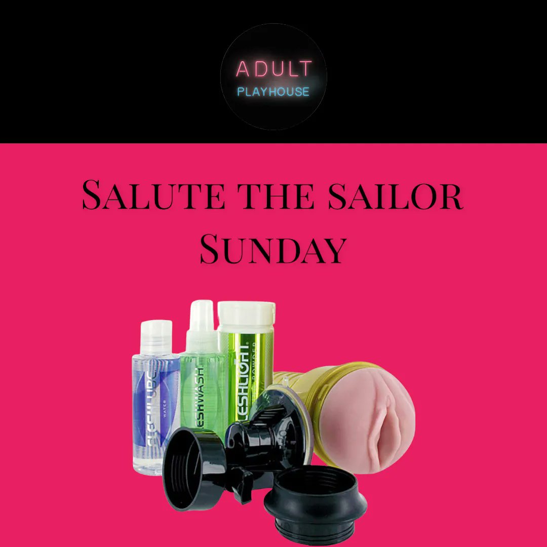 Salute The Sailor Sunday 

Treat your sailor today for only £99.99, with free, discreet delivery! 
Includes sleeve, lube, mount and the all important cleaner! 

buff.ly/3P68tPV