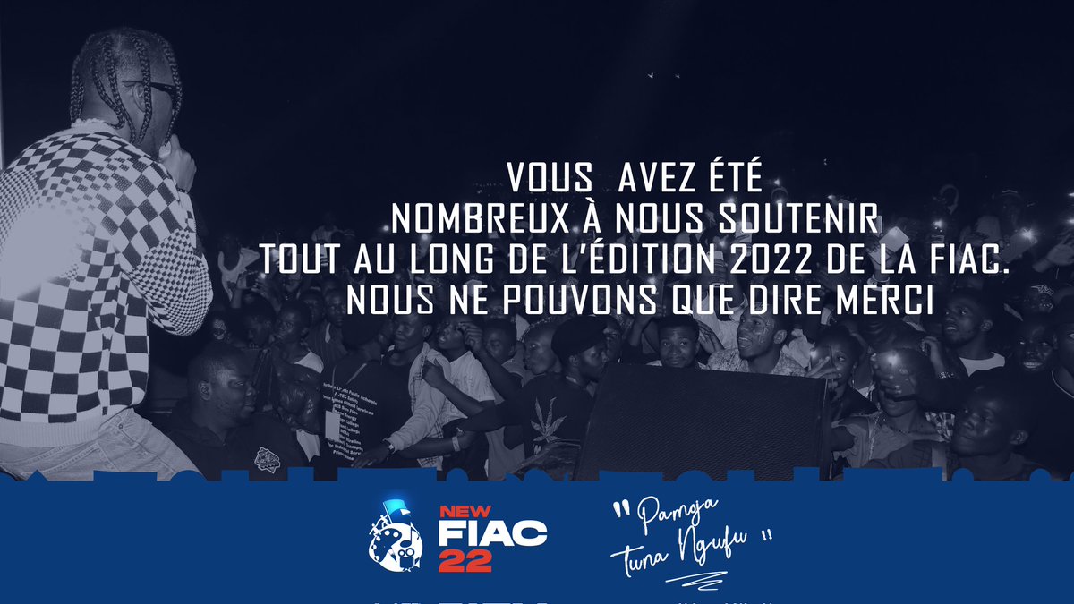 FiacBukavu's tweet photo. Nous prenons ce temps précieux pour reconnaître vos efforts pour avoir accompagné l'édition 2022 de la #foire. Nous nous disons à l'année prochaine. Une pensée spéciale au public ainsi qu'aux partenaires présent du début à la fin.
#merci #aksenti #Murakoze #gracias
@psonzubaboy https://t.co/PozqiuiNJx