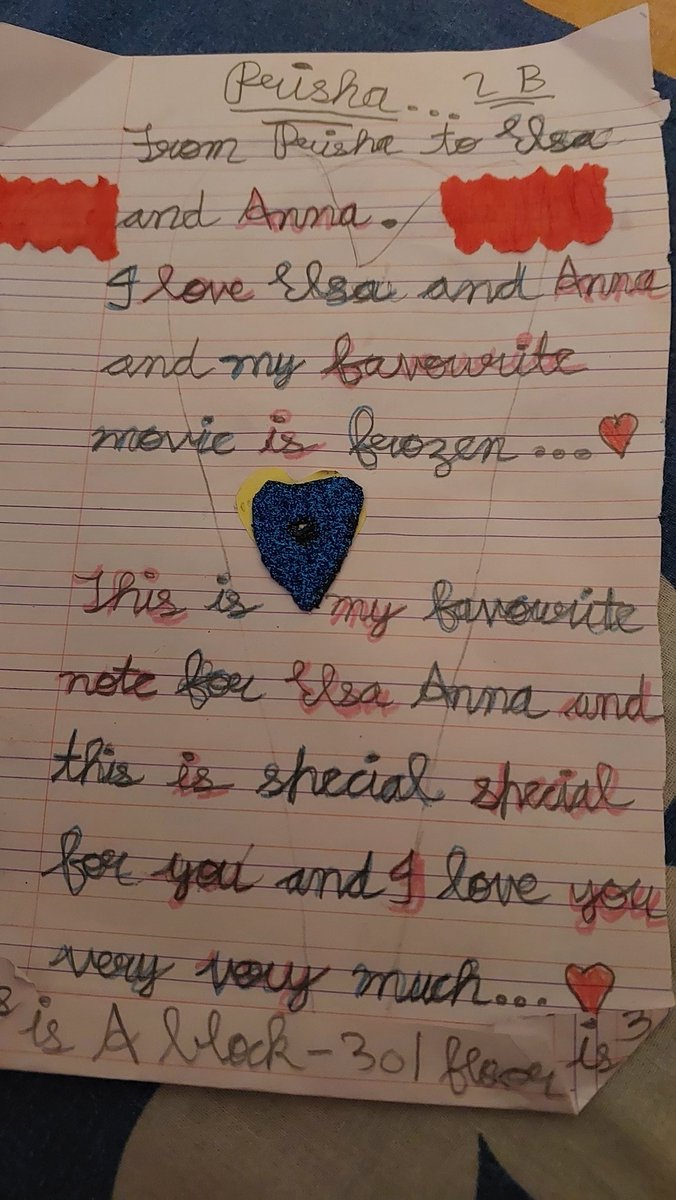 manthangohil's tweet photo. @WaltDisneyWorld @DisneyStudios @DisneyFrozen My daughter's love for oviedo amd Elsa... She expressed her feelings in this letter..  Love from India.. https://t.co/tX27MhL3Vz