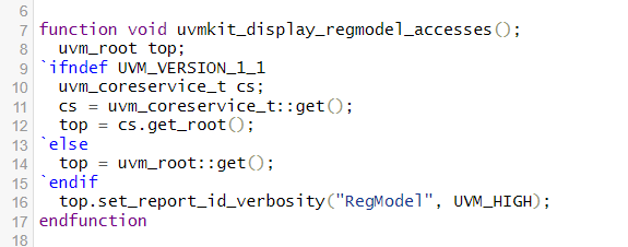 SVAssertions's tweet photo. π₯ #UVM Debug tip:
See all UVM register layer accesses in your simulator log with this function π
Call it from your start_of_simulation_phase function in your test.
#Verilog #SystemVerilog #semiconductor #chipdesign #digitalverification #sv #servingthenextbug #verification https://t.co/dWHnUUak2W