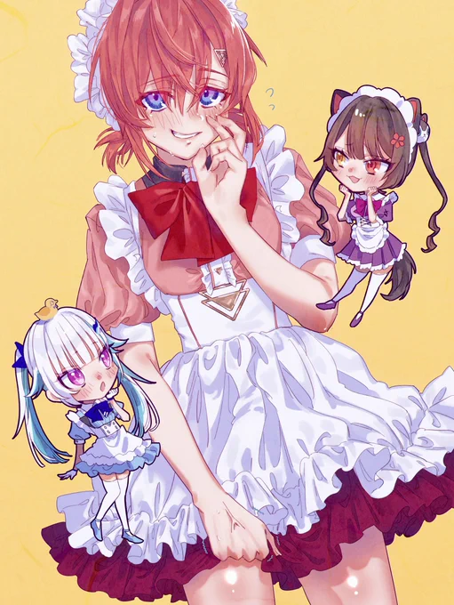 #にじさんじメイド服着せる 再掲③ 