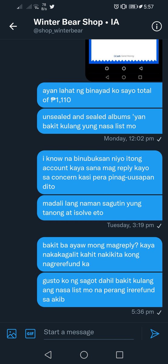 gothatbum's tweet photo. @shop_winterbear sobrang haba ng pasensya na ibinigay ko sayo kahit na ilang buwan kang walang reply kasi nakikita kong nagrerefund ka pero itong about sa pera ko hindi mo maipaliwanag? ito lang name ko sa list mo seryoso ka ba https://t.co/7XnW6k7OmN