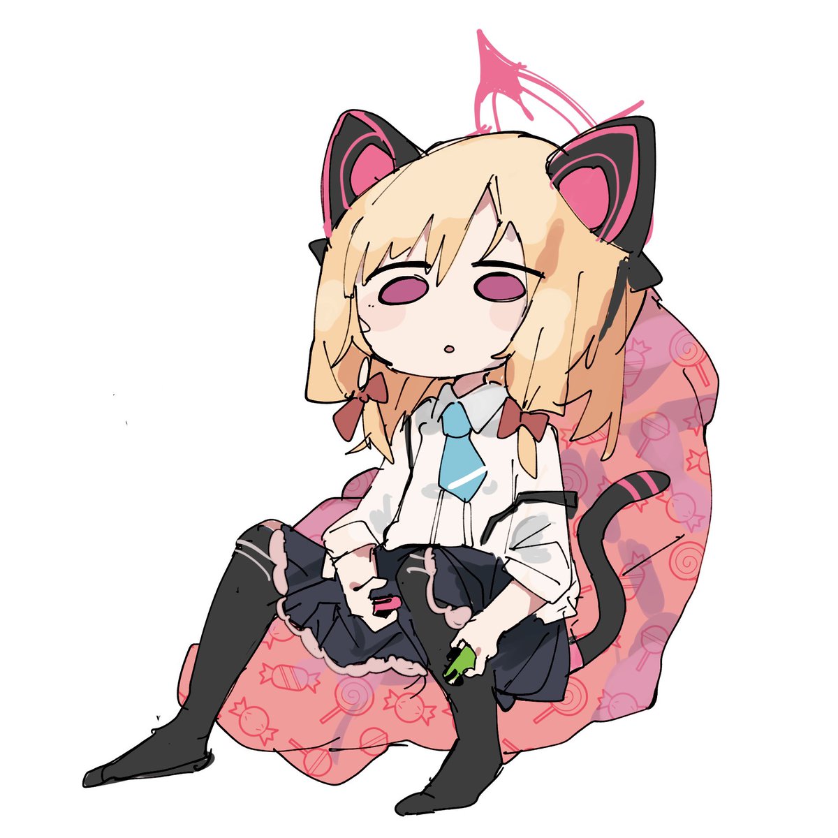 #今月描いた絵を晒そう
ブルアカ 