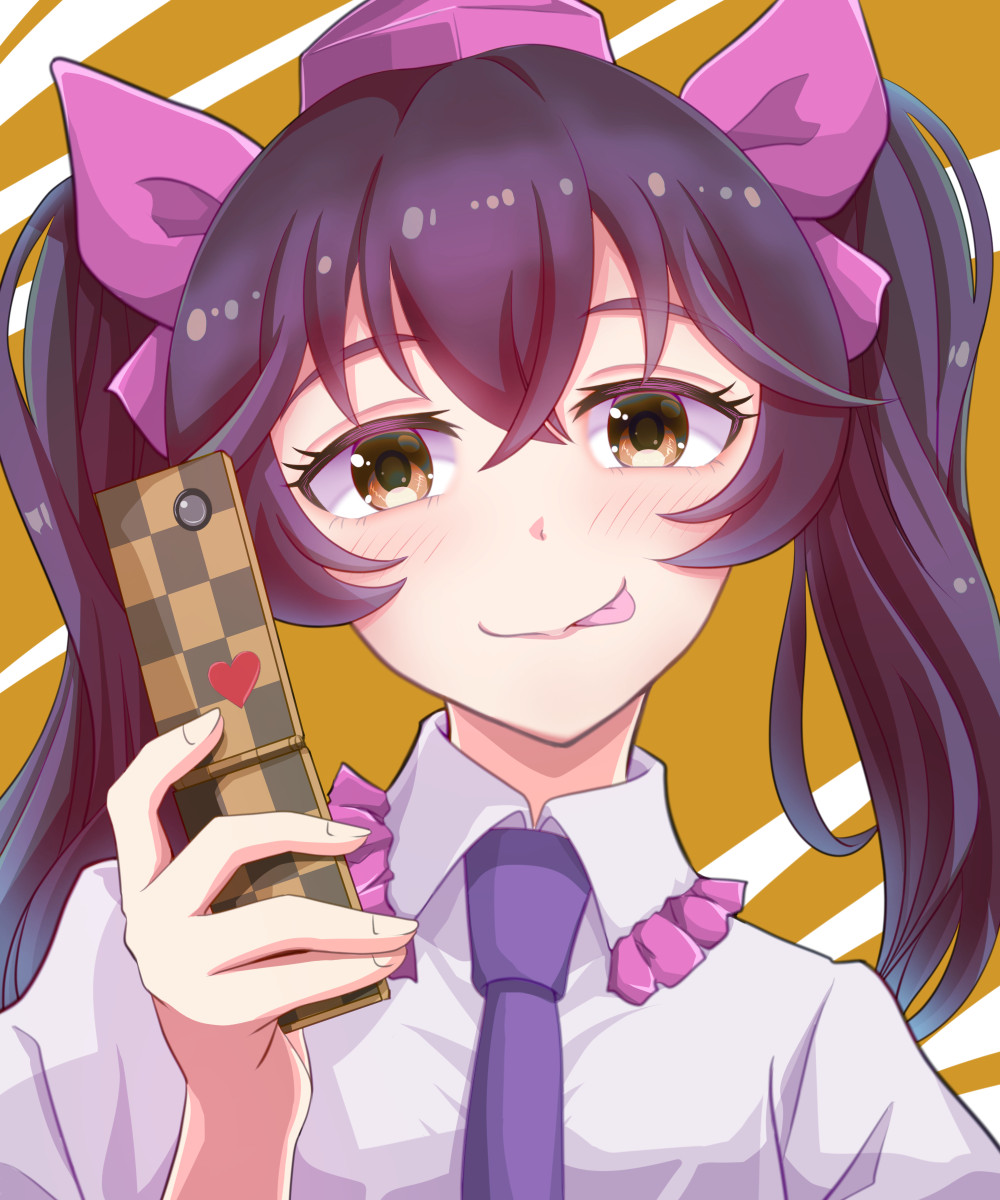 姫海棠はたて 「イラスト完成しました「今度のスクープはいただきね」なはたてを描きました#東方Pr」|きさらぎこうしのイラスト