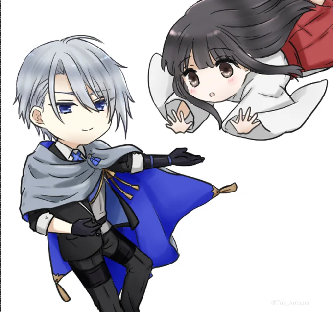 これはまた個人用にアクスタ欲しいなーと思って描いた長義さに 