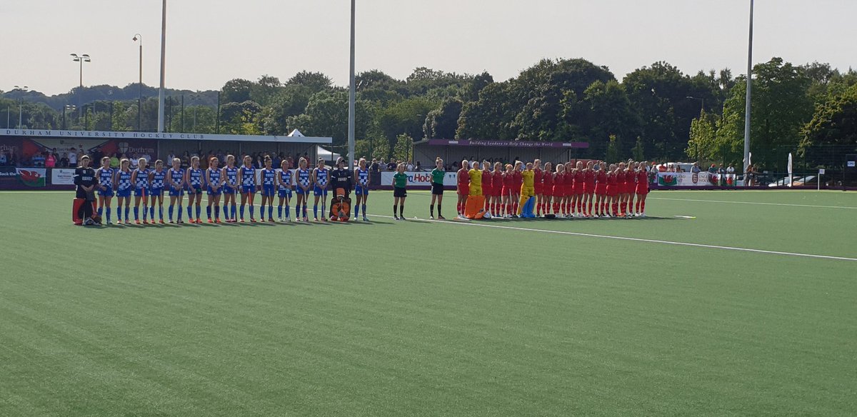 Game 1 today <a href="/HockeyWales/">Hoci Cymru</a> taking on <a href="/CroatiaHockey/">Hrvatski hokejski savez</a> in Eurohockey Championship qualifiers, brilliant hosting from <a href="/durham_uni/">Durham University</a> with <a href="/EnglandHockey/">England Hockey</a>