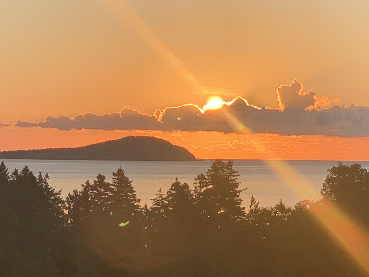 andrewlynk's tweet photo. Sunrise over Ingonish Island Cape Breton 2/2 https://t.co/MAEBkF3AWS