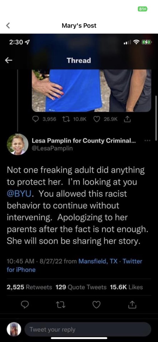 Joey1055's tweet photo. I Know BYU, and the LDS church are Homophobic and Racist but this is just disgusting. When you are aware and allow the behavior to continue, you are complicit in the behavior. https://t.co/k2WZwAjawq