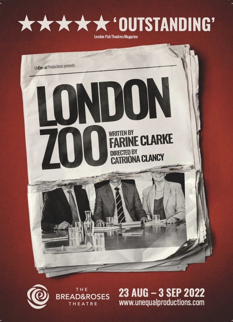Limited tickets available for the final 6 shows <a href="/BreadandRosesTC/">The Bread & Roses Theatre</a> from 7pm Tuesday 

Book now to avoid disappointment and get a ringside seat for the madness that is LONDON ZOO!

Tickets: app.lineupnow.com/event/london-z…