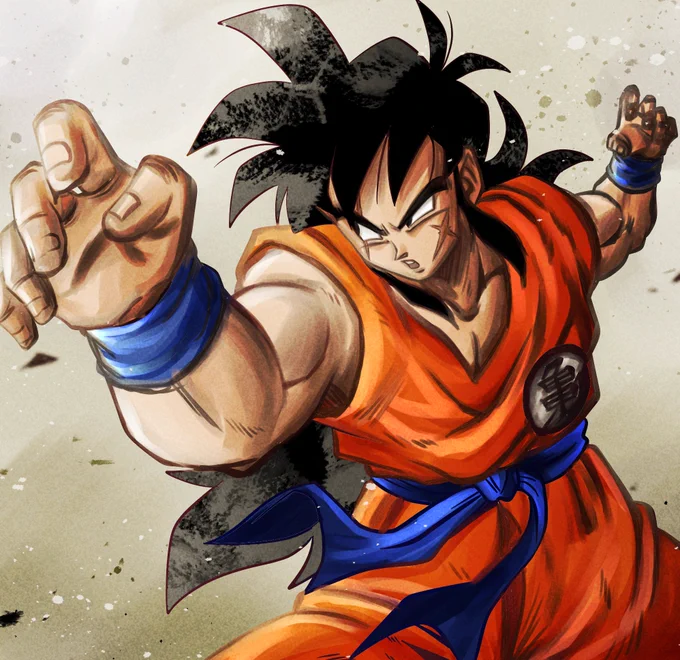 ヤムチャ#ドラゴンボール#イラスト 