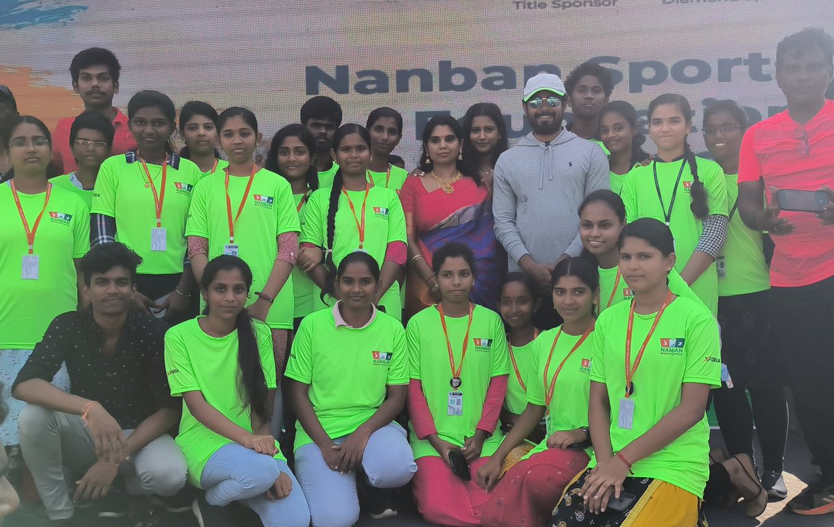 Aariarujunan's tweet photo. Happy to have shared stage with Hon'ble Minister @SMeyyanathan to wave off flag and start the 2nd year Marathon of Nanban Sports Foundation (NSF). Hearty wishes to all the participants &amp; winners.
@SMeyyanathan #NSF #Nanbansportsfoundation #fitindia https://t.co/z8DH3G6Zn5