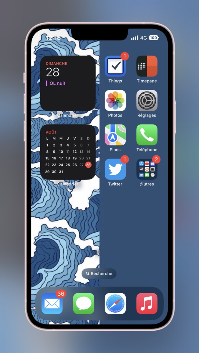 Zooropalg's tweet image. Wallpaper from @Pinterest #iOS16Beta7 #homescreen #springboard #iPhone13