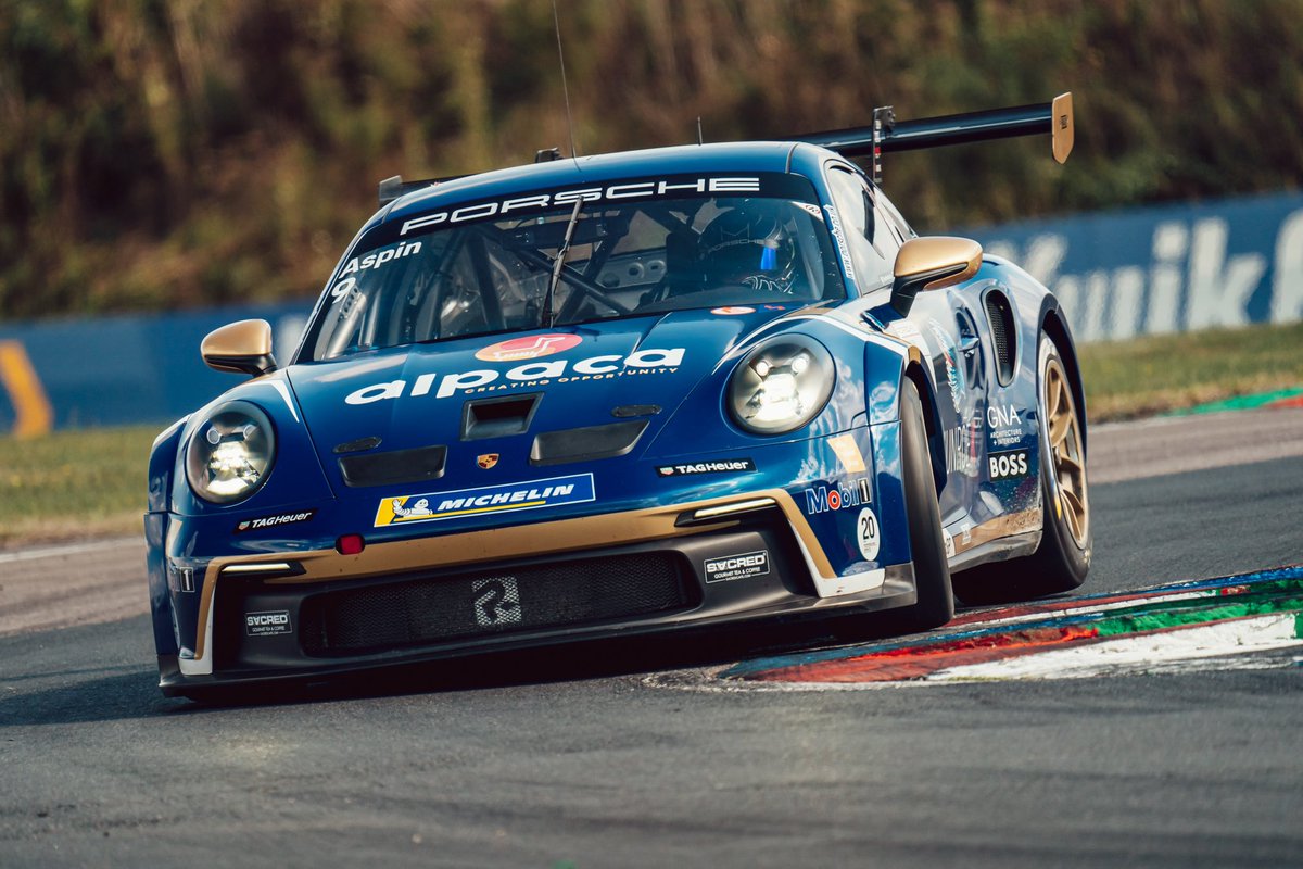 teamparkeracing's tweet photo. Chequered flag and it’s a double podium with @WillAspin and Nick Jones on the Pro Am and Am rostrum respectively. Here’s how we finished:

Pro
P5 - @KiernJ 
P9 - @JakeGiddings77 
P10 - @ScottMalvern 

Pro Am
P3 - @WillAspin 
P4 - @RyanRatcliffeR 

Am
P2 - Nick Jones

#porsche https://t.co/F2p6BpDcun