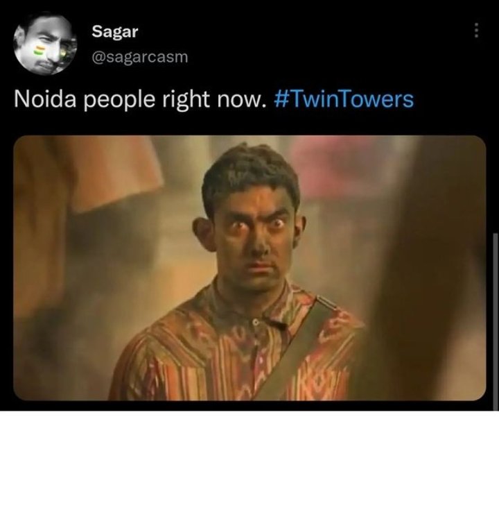 satyesh009's tweet photo. #TwinTowers #Noida https://t.co/2oxXOU8w37