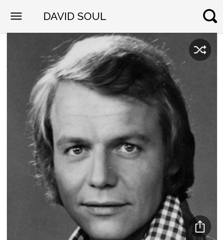 Happy birthday to this great actor.  Happy birthday to David Soul 