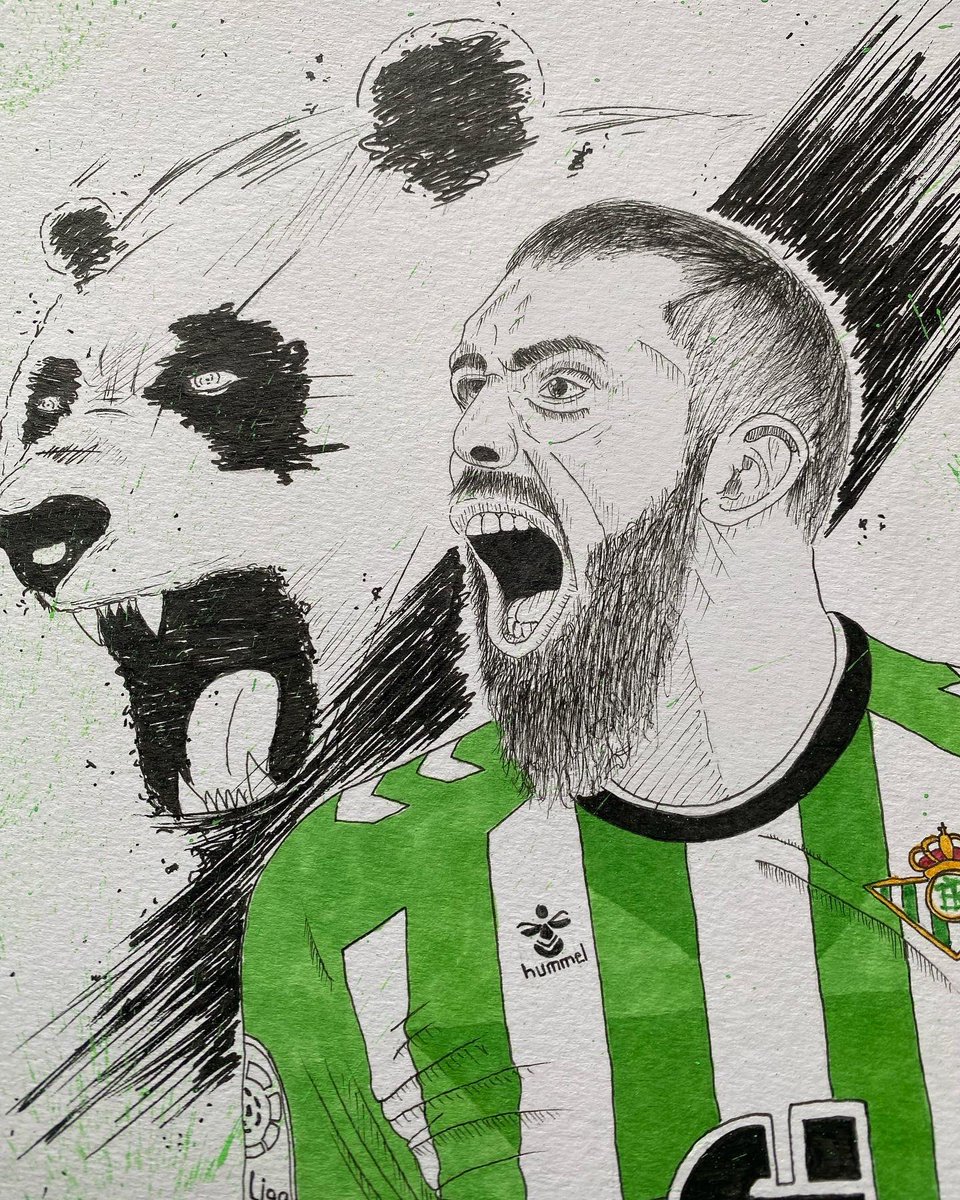 GregoVenegas7's tweet photo. ¿Y er Panda? ¿Er Panda cuántos goles lleva? 🐼🤷🏽♂️
Dibujo de @BorjaIglesias9 ⚽️ Borja si lo quieres es todo tuyo 💚
#Betis #RealBetis #BorjaIglesias #ErPanda https://t.co/lqm4FIGRnf