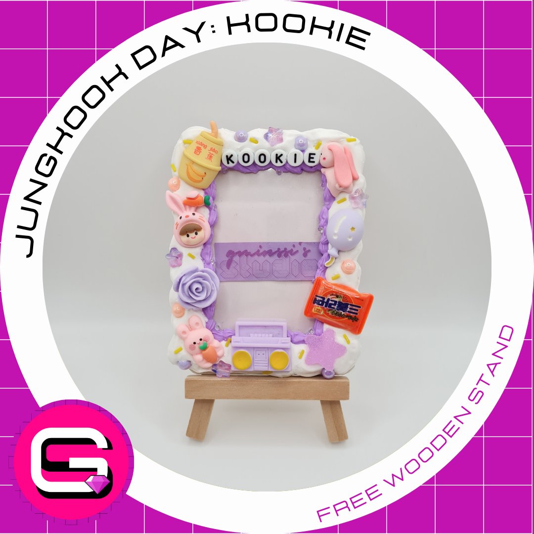 new_g_studio's tweet photo. JUNGKOOK DAY in 4 days! Get our special decoden toploader to celebrate the special day🥳

💜320 php ea
🔖wts lfb ph bts pc decoden toploader jungkook jk kookie birthday day kits
🔗mine here or at https://t.co/OHRAMY2TyJ https://t.co/pKhKN4CM8V