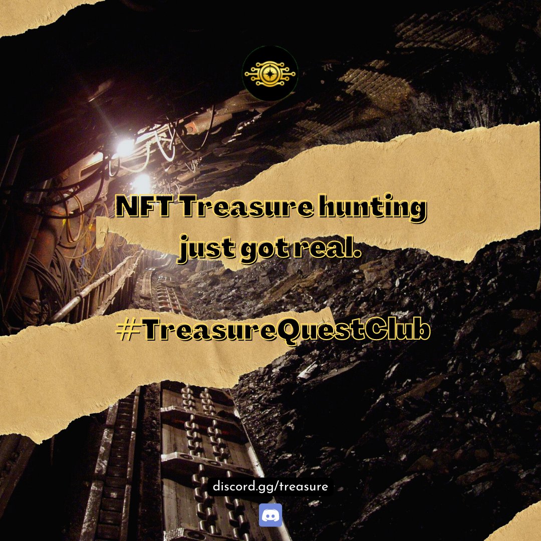 NFT Treasure hunting just got real. 
 
JOIN OUR SERVER NOW!

✔️Follow US
✔️❤️
✔️DISCORD : discord.gg/treasure

#NFTCommunity #NFT #NFTGiveaway #nfts #NFTdrop #NFTProjects #TREASURE #ww2 #YAMASHITA #Lostgold #Gold