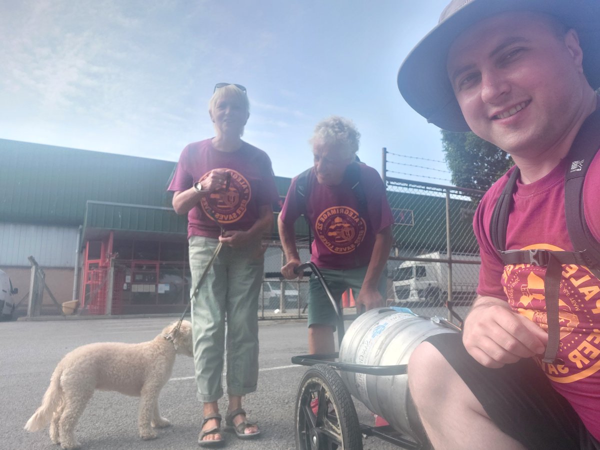 PatchHollifield's tweet photo. And after a little delay we're on our way #pALEgrimage 22 https://t.co/iZDzJQsOi9