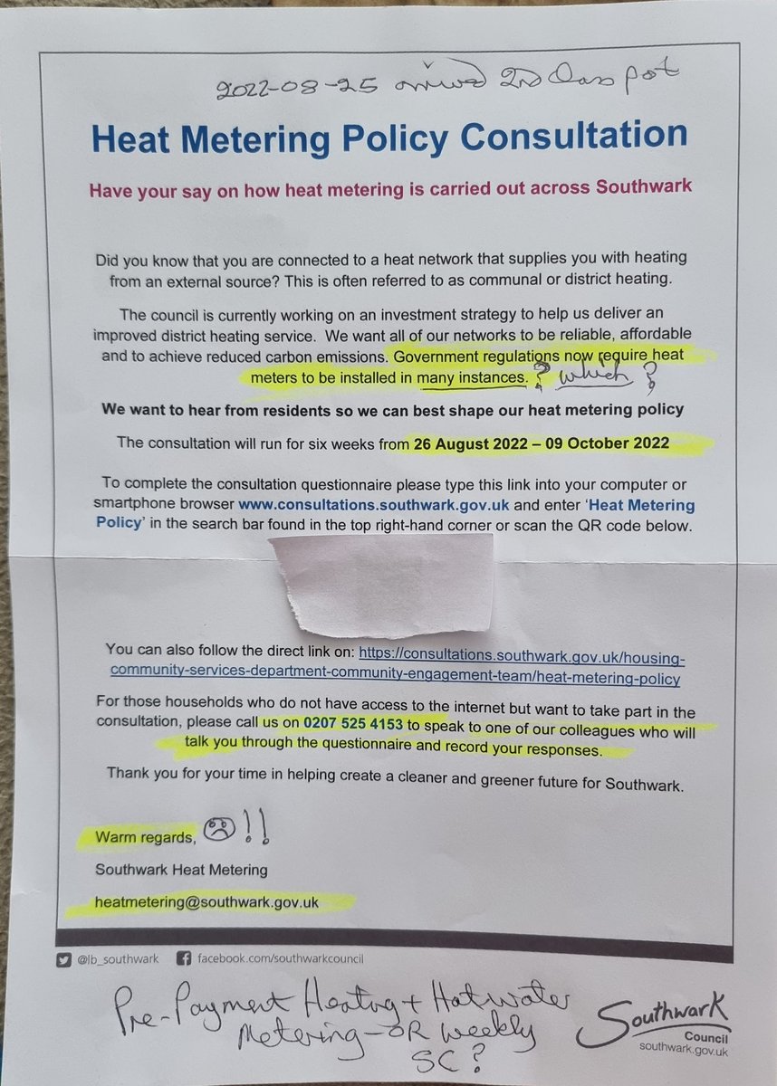 ShouT_Southwark's tweet photo. ON DISTRICT HEATING?

TRAs, Tenants +LHs +individual resis need to join up+have @SGTOonline live +online meetings withheating officers council @lb_southwark at 160, Tooley Street +SGTO Bells Gardens via WELL PUBLICISED live +online meetings Sep 2022 on @InfoLas2000
@davidfeyles https://t.co/ydrpTc5BsK