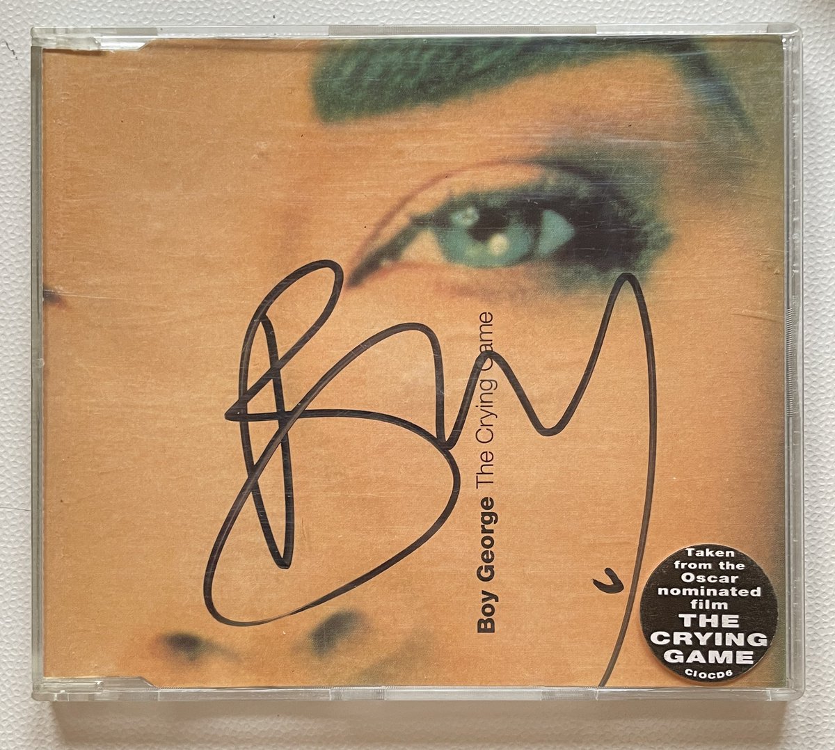 “The crying game” cdsingle signed by <a href="/BoyGeorge/">Boy George</a> is one of the those I am most proud of! #boygeorge #music #cdsingles #records