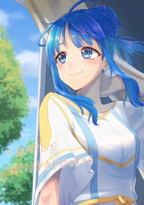 Skeb納品しました!依頼者様のオリキャラちゃん描かせて頂きました!リピートとっても嬉しいです、ありがとうございました #Skeb #Commission より 