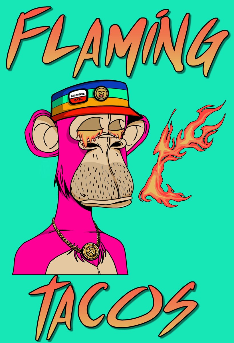 smokesyeth's tweet photo. Tacos anyone? @Dope_Ape_NFT #ThisIsDope #DAC #DopeApe #NFTs #NFTCommunity #nftart #NFT #APE #tacos https://t.co/FqGCoWlymP