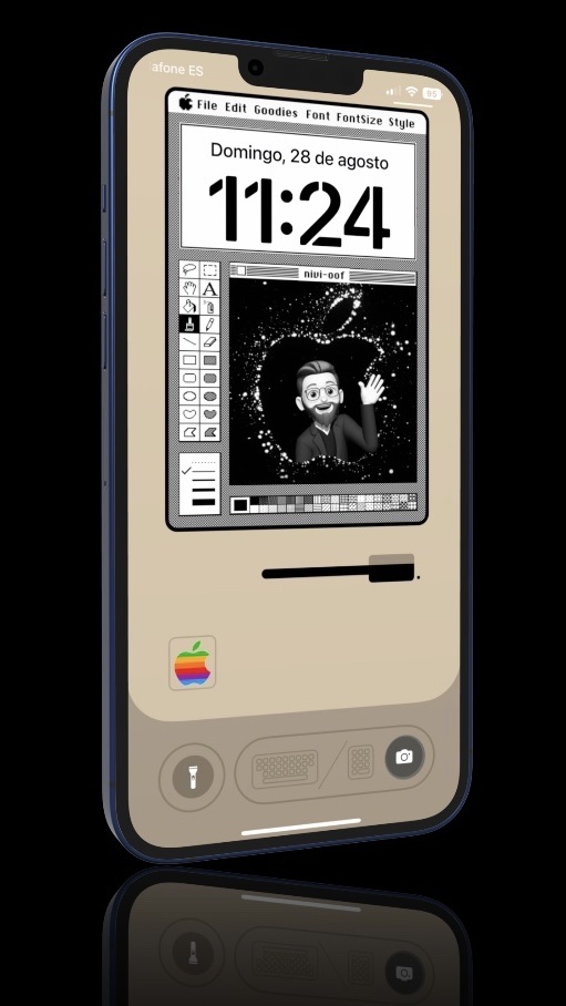 pedroreyvarela's tweet photo. #wallpaper con motivo del #AppleEvent para #iphone con #iOS16Beta7 #apple https://t.co/DXpdP9n80S