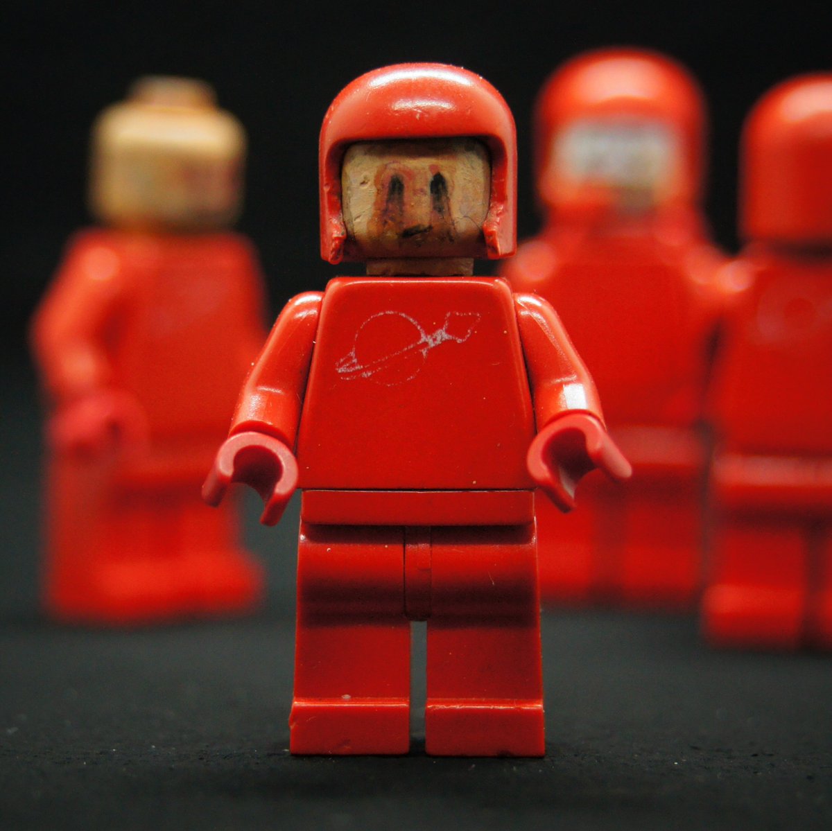 prop_maker_uk's tweet photo. Here they are, my most recent project. Four little lego bad dreams. https://t.co/wgyM8KUGRO