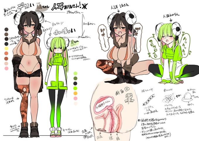 設定画です。前になげたやつと合わせて楽しんで。 