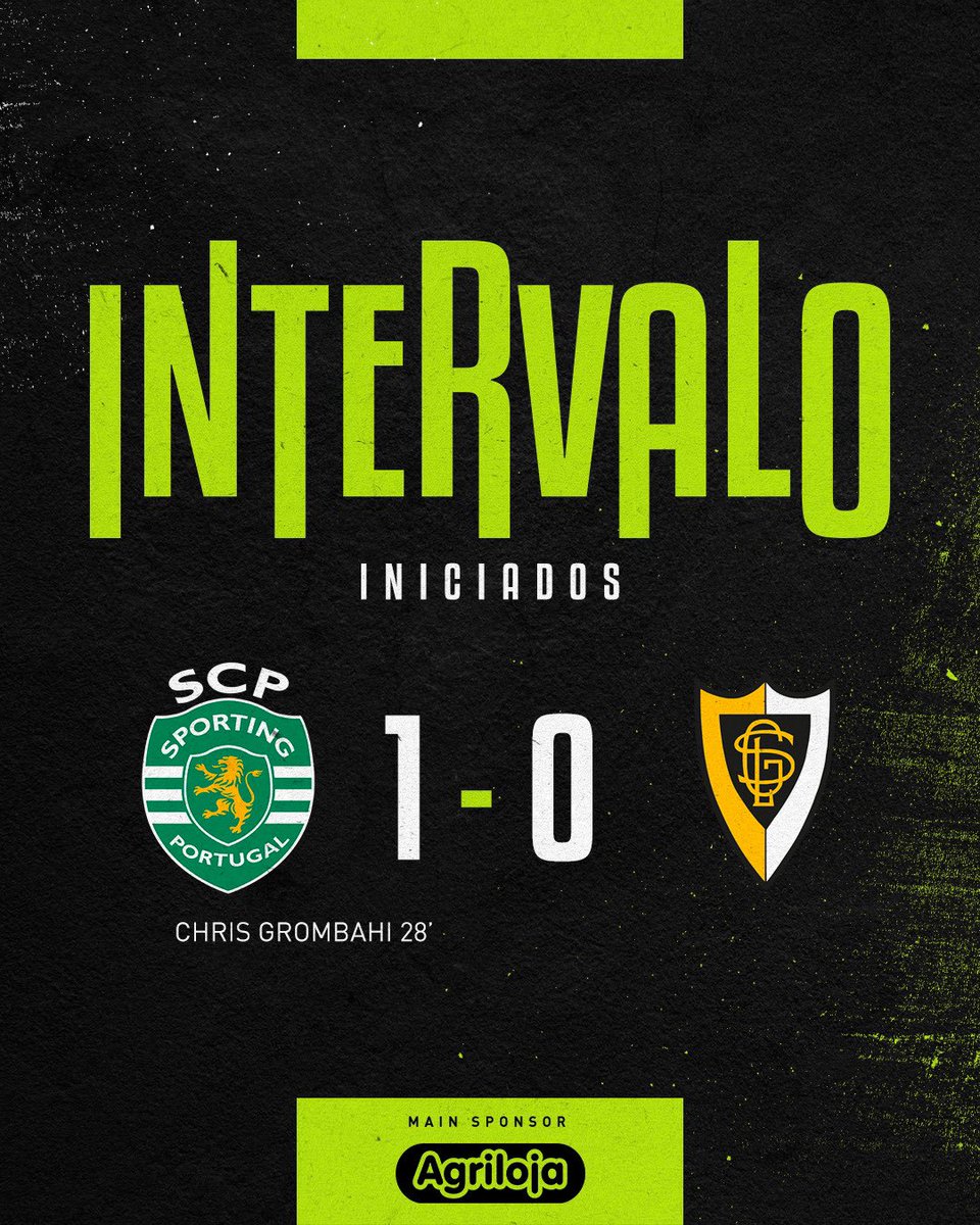 SportingCP's tweet photo. #IniciadosSCP | ⏸ INTERVALO:
Leões em vantagem no marcador 👏
#SCPGSL https://t.co/Y4eah67lmV
