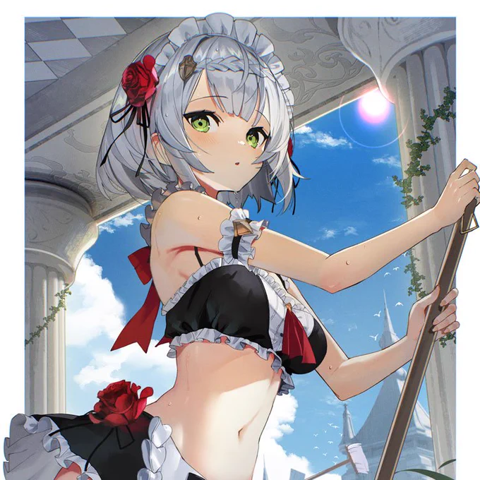 pixivFANBOXで【作業用PSDデータ配布】「ノエル」イラストメイキング【作業タイムラプス公開】を公開しました!  