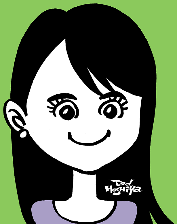 「テレビ東京アナウンサーの冨田有紀さん 」|タッド星谷 Tad Hoshiyaのイラスト