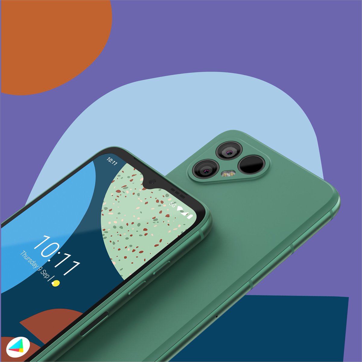 Fairphone's tweet photo. The #Fairphone 4 is sustainable, long-lasting and fair. 🌍 💚 For a limited time only, when you buy a Fairphone, you have the option to get a free pair of True Wireless Stereo earbuds too ...but only if you need them! https://t.co/zNnxmiaOTk https://t.co/CZDYi5Jxkh