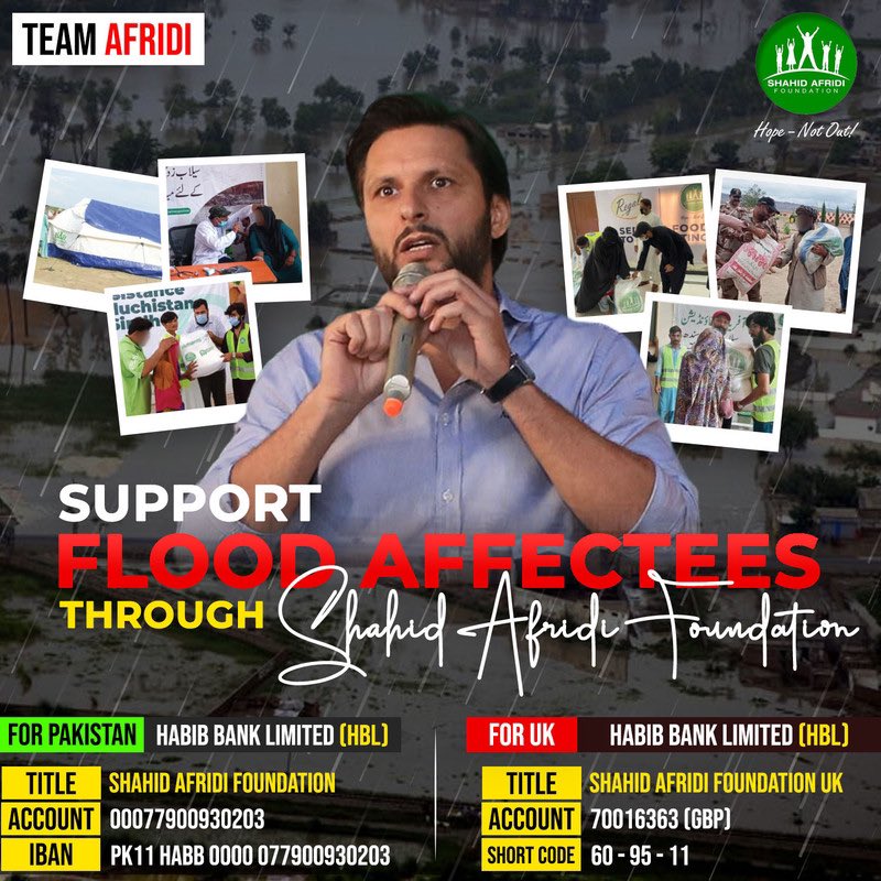 TEAM AFRIDI tweet media