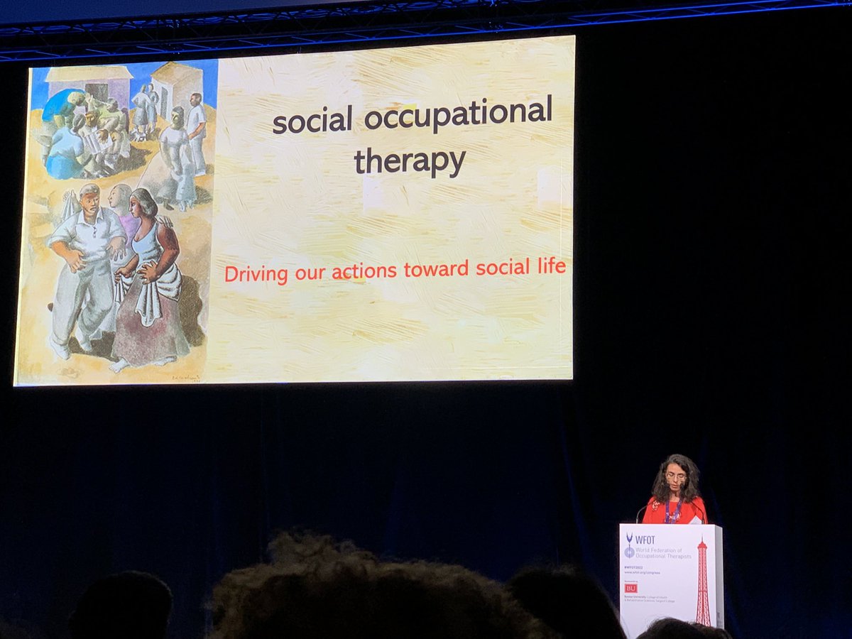 Be prepared to occupational therapists Re-evolution including actions towards social life in #WFOT2022