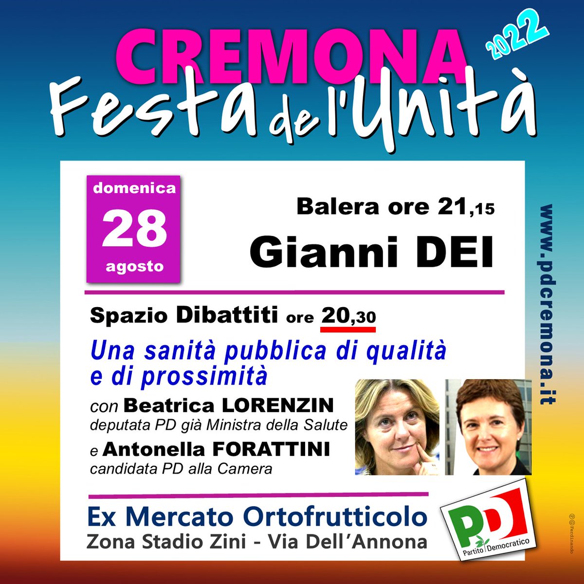 Stasera a Cremona....
Si parla di Sanità....vi aspettiamo numerosi