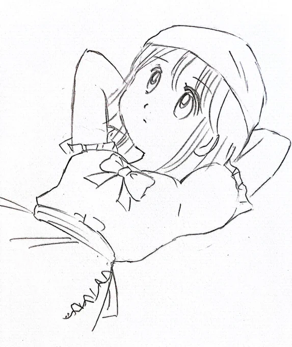 おやすみリッカちゃん 
#DQ9 #ドラクエ9 #リッカ #イラスト 
