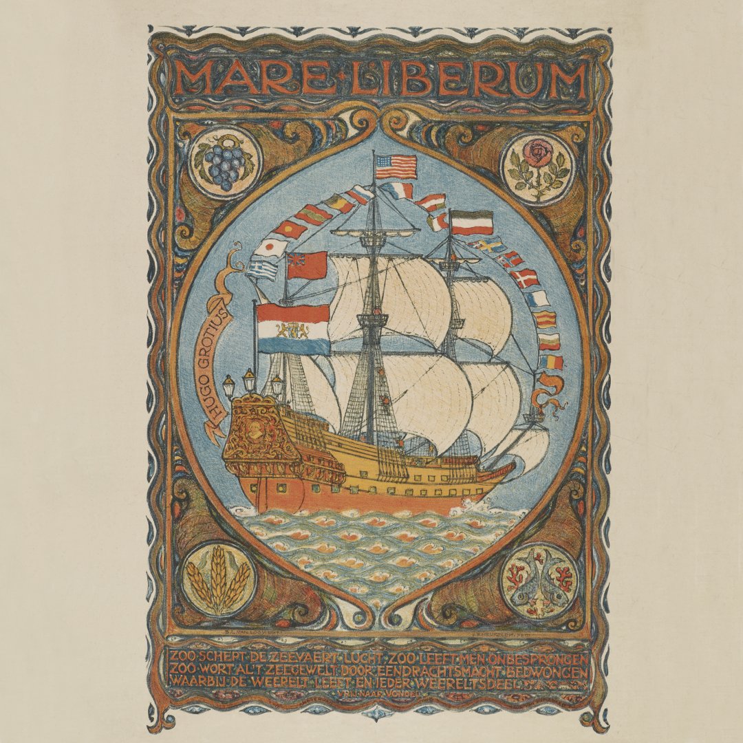 schpvrtmsm's tweet photo. De zee is van iedereen! π Aldus Delftenaar en rechtsgeleerde #HugodeGroot, die op deze dag in 1645 overleed. Lees meer over zijn gedachtegoed: https://t.co/b5QWHynjmj #mareliberum https://t.co/sNXOWohEcX