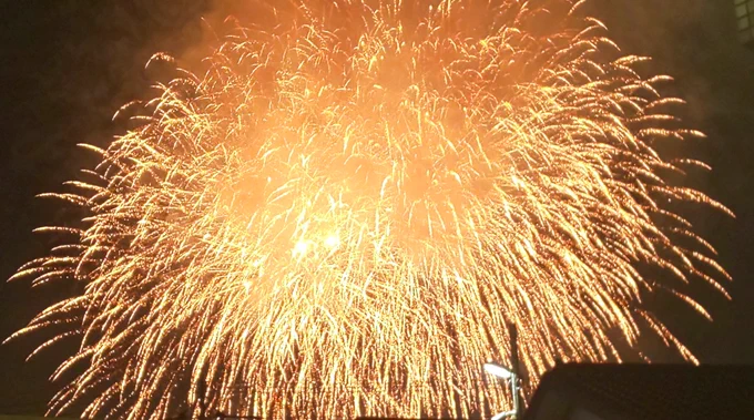 花火凄かった…… 