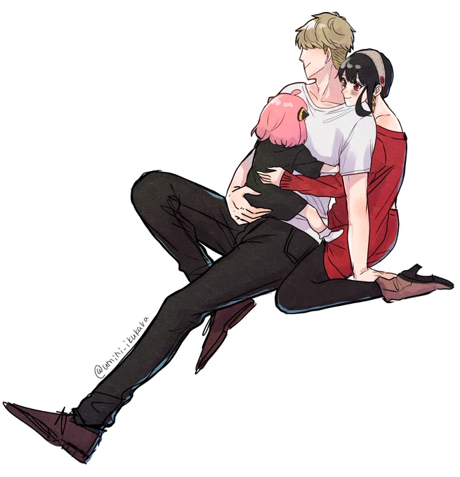 #spyxfamilyfanart ぎゅ〜〜〜! 
