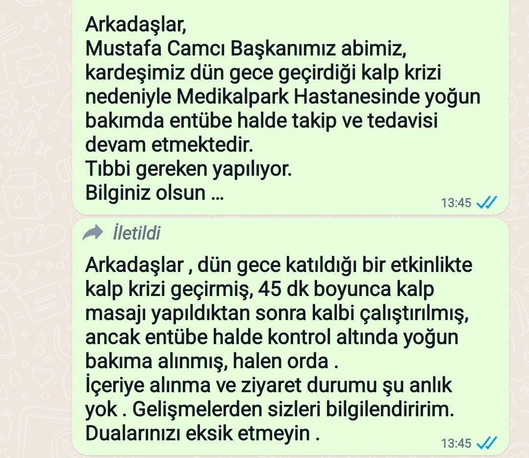 IlMhp's tweet photo. @IlMhp @MHPBursail  @MHP_Bilgi  Senden güzel haberler bekliyoruz Mustafa abi   sağlıkla aç gözlerini ... @Mustafa13912986 https://t.co/5lU2S4tGuJ