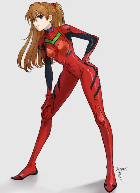 破のプラグスーツアスカでポーズ練習#エヴァンゲリオン #Evangelion #posemaniacs 