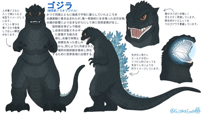 オリジナルゴジラのtwitterイラスト検索結果