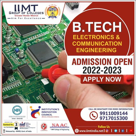 iimtnoida's tweet photo. All men are created equal but only finest become electronics engineer!!
B. Tech Electronics & Communication Engineering.
ADMISSION OPEN FOR SESSION 2022 -2023
https://t.co/UOh7RIsu8l
Call Us: 9520886860
#BTechECE #IIMTNoida #btechdatascience #IIMTGreaterNoida #IIMTDelhiNCR https://t.co/3SxbWTXLHy