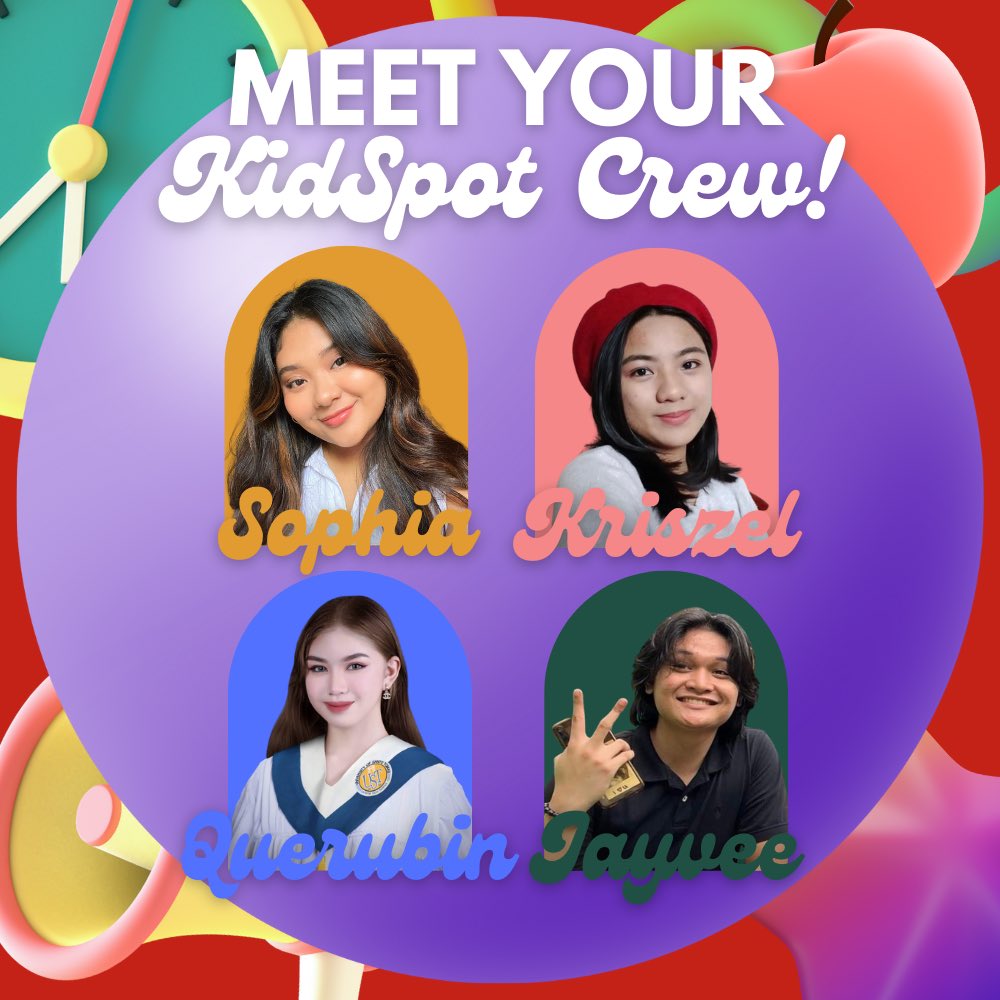 KidSpot__'s tweet photo. “What’s gonna work? TEAMWORK!” 🤩 

Meet your KidSpot Crew, here to serve and guide! Join us as we explore LEARNING through VIEWING 📺✏️🍎

#KidSpot
#PagbabalikBata
#BroadcastHistory
#CA3283 https://t.co/FUL5p1iEkY