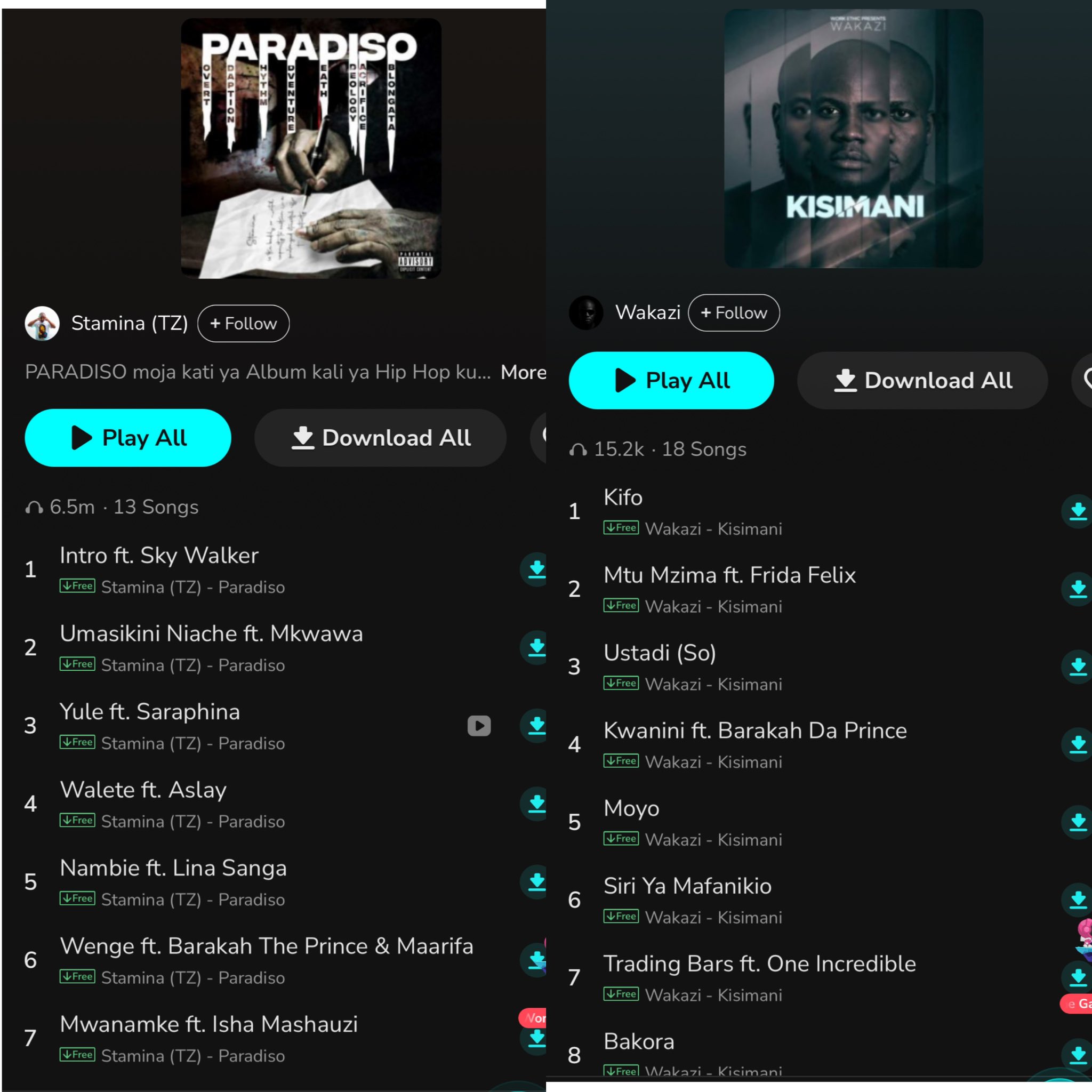 NIPENI_MAUA_YANGU💐 on Twitter "My Brother Wakazi Kisimani Album Ina