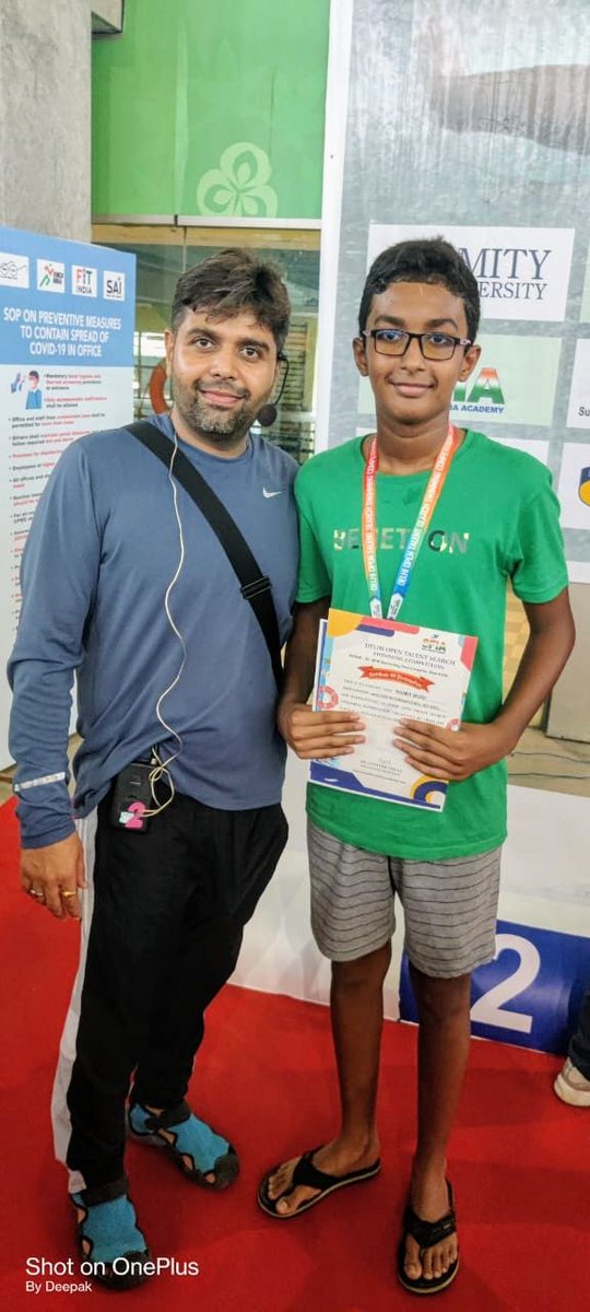 modi_namit's tweet photo. Got 2 golds at Delhi open talent search 2022 SFIA
With jitendra tokas sir.
Thanks @SameexaAwasthi  mam for your guidance.
@SDG4QEducation @sdg4all @y_sanjay @pntduggal @Monika90926869 https://t.co/7bq2ydLxAO
