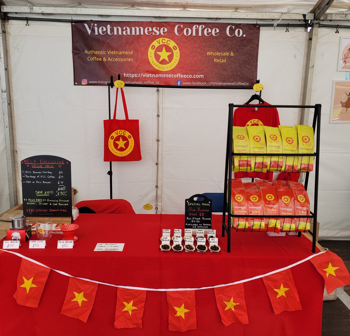 Open for business at the Belfast Mela, Botanic Gardens 12pm - 6pm. We are located in the artisan craft market facing the main stage. Hopefully see you there! #BelfastMela #vietnamesecoffee #visitbelfast
